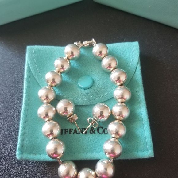 Tiffany & Co. Hardware Ball Bracelet & Earrings Bundle - Picture 1 of 11